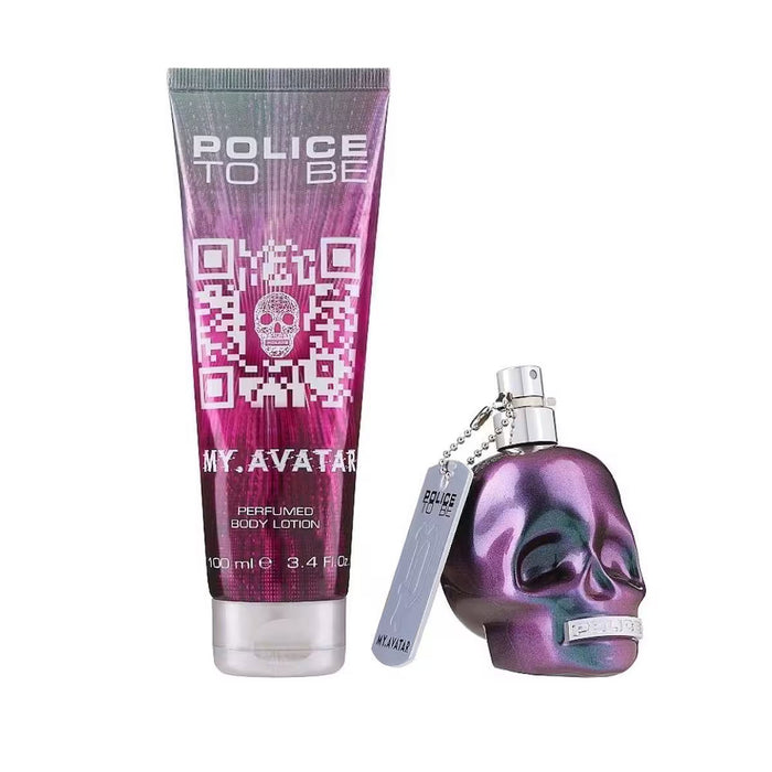 Set Police To Be My Avatar, pentru femei: apă de parfum 40 ml + loțiune de corp hidratantă 100 ml