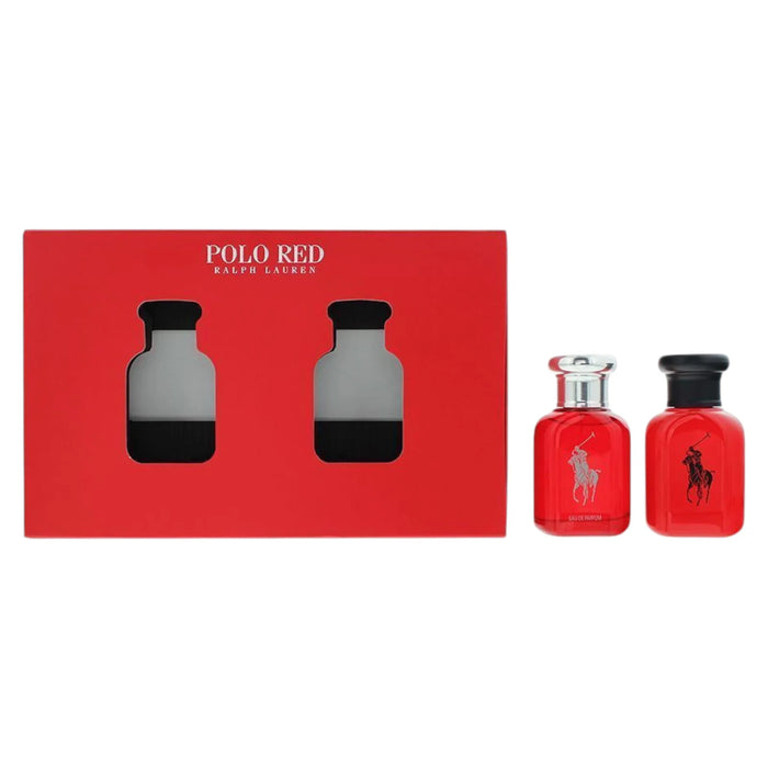 Set Ralph Lauren Polo Red, pentru bărbați: apă de parfum 40 ml + apă de toaletă 40 ml