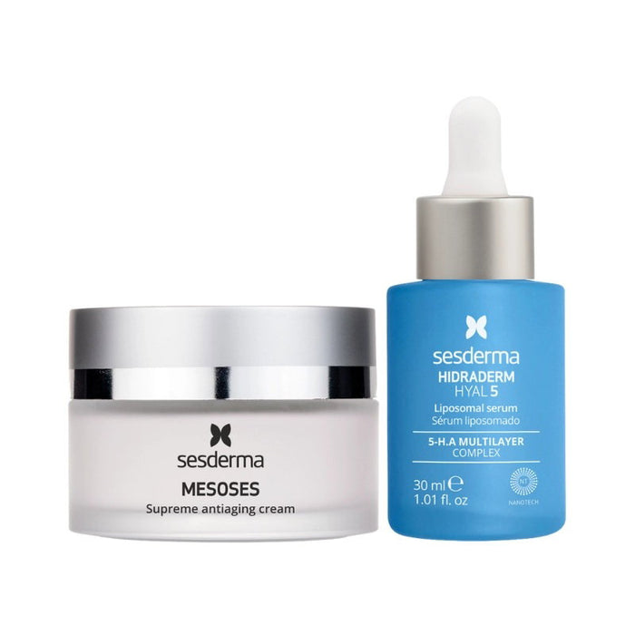 Set cremă de față Sesderma Mesoses + ser hidratant Hydraderm Hyal 5, 50 ml + 30 ml