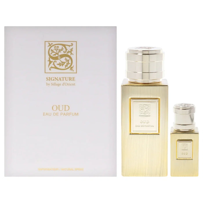 Set Apă de parfum Signature Sillage D'Orient Power Of The Scent Oud, pentru femei: 100 ml + 15 ml