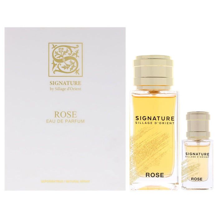 Set apă de parfum Signature Sillage D'Orient Rose, unisex: 100 ml + 15 ml