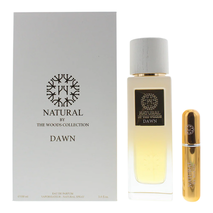 Set apă de parfum The Woods Collection Dawn, unisex, 100 ml + miniatură 5 ml