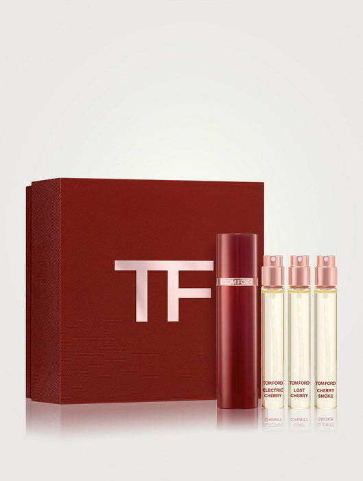 Set apă de parfum Tom Ford Cherry Smoke + Electric Cherry + Lost Cherry, 3 x 10 ml