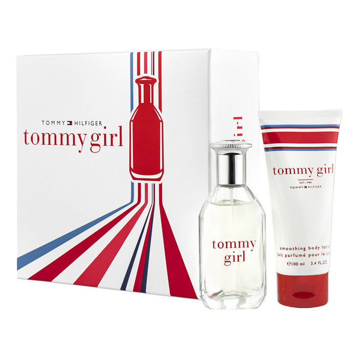 Set Tommy Hilfiger Tommy Girl, pentru femei: apă de toaletă 50 ml + loțiune de corp hidratantă 100 ml