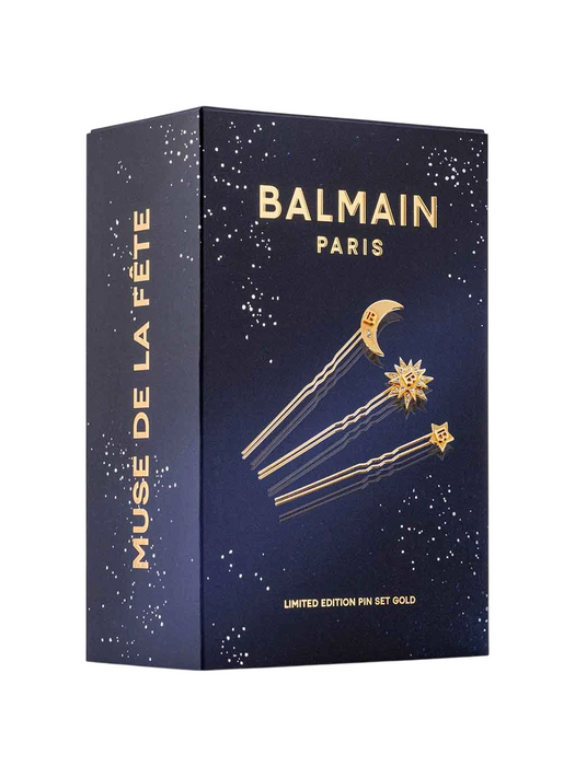 Set agrafe de păr Balmain Muse de la Fête, aurii, 3 buc
