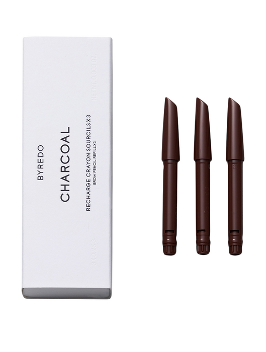Set rezerve creion cremă pentru sprâncene Byredo All-In-One, nuanța 04 Charcoal, 3 buc, 0,25 g