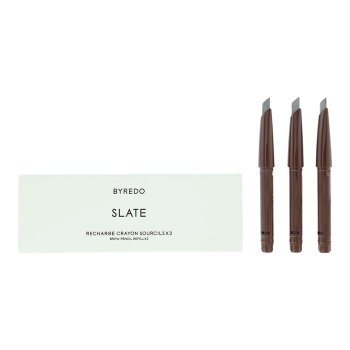 Set de rezerve pentru creionul de sprâncene Byredo All-In-One, nuanța 05 Ardezie (Slate), 3 buc., 0,25 g