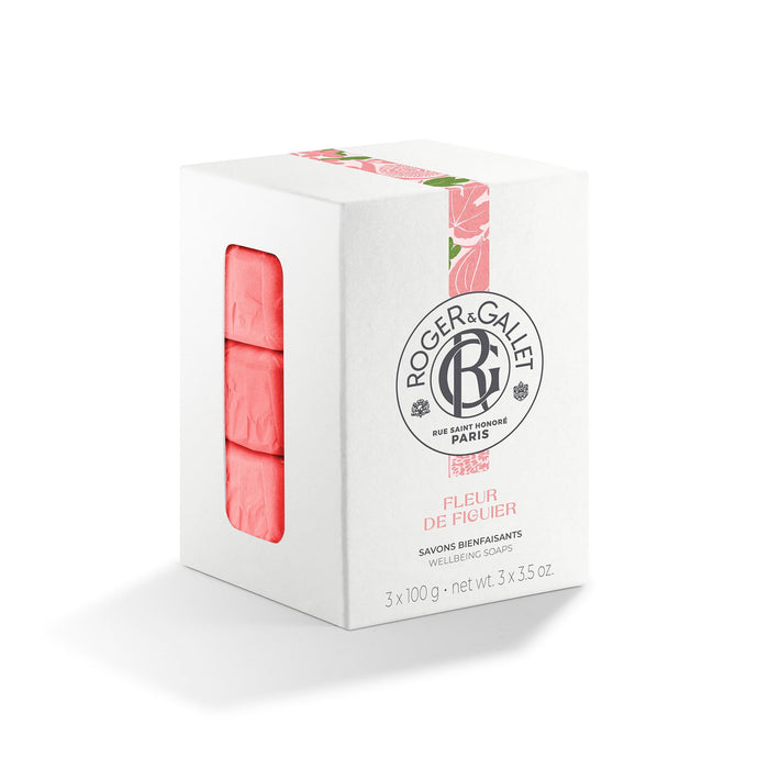 Set săpunuri Roger & Gallet Fleur De Figuier, 3 x 100 g