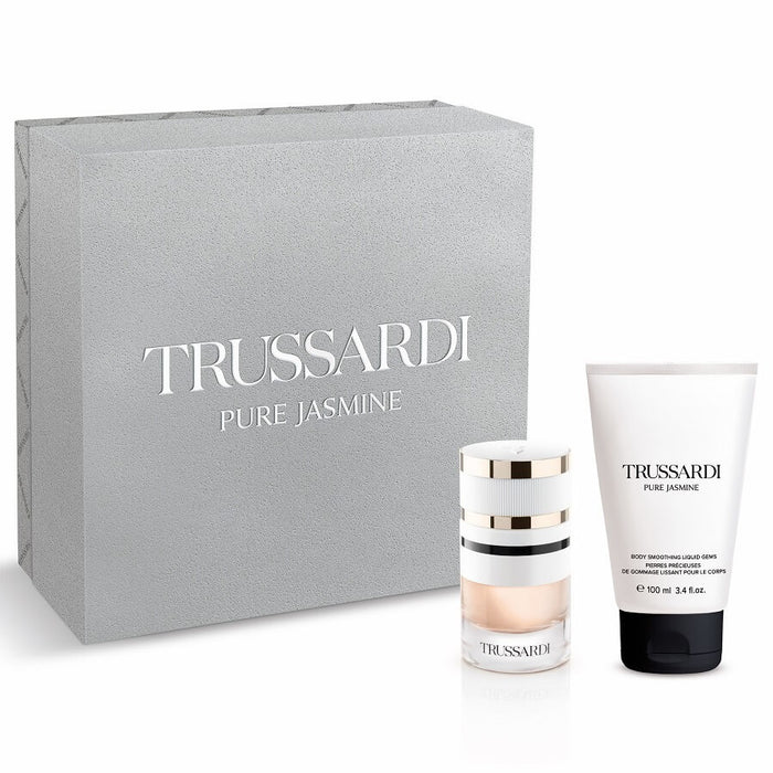 Set Trussardi Pure Jasmine, pentru femei: apă de parfum 60 ml + loțiune de corp hidratantă 100 ml