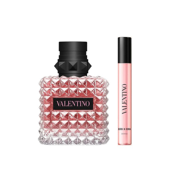 Set Valentino Born In Roma Donna, pentru femei: apă de parfum 100 ml + apă de parfum 15 ml
