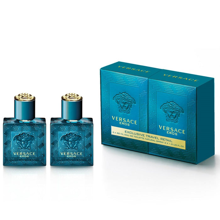 Set Versace Eros, pentru bărbați: apă de toaletă 30 ml + apă de toaletă 30 ml