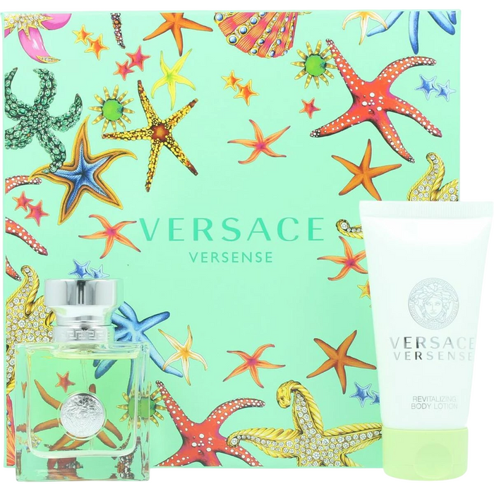 Set Versace Versense, pentru femei: apă de toaletă 30 ml + loțiune de corp hrănitoare 50 ml