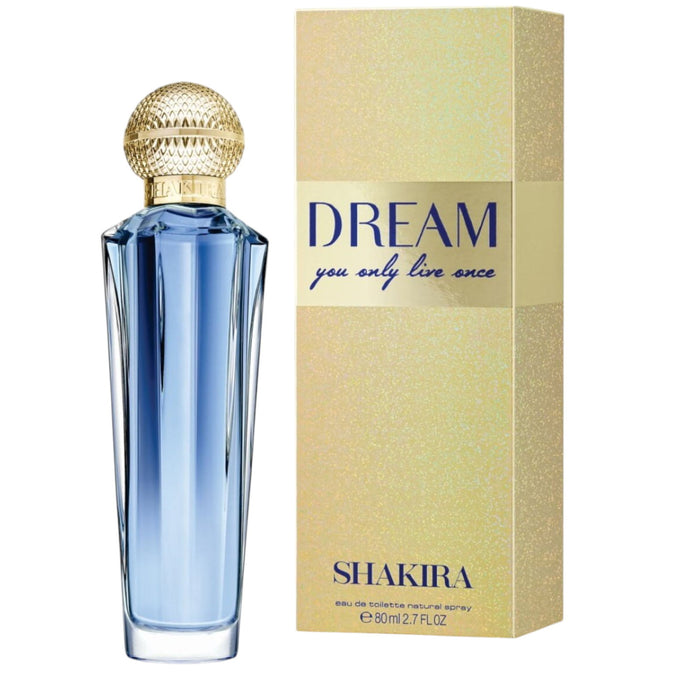 Apă de toaletă Shakira Dream You Only Live Once, pentru femei, 80 ml
