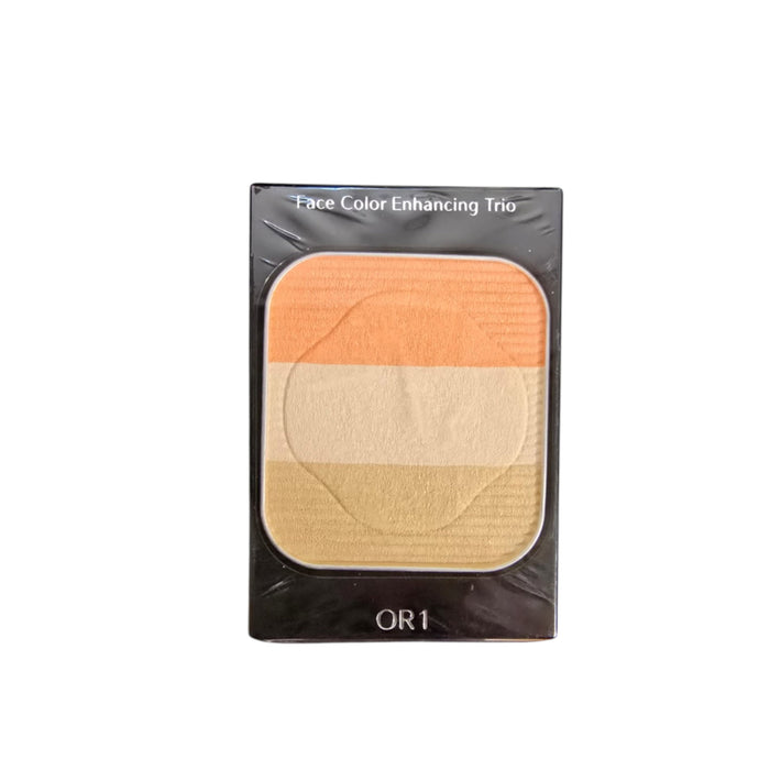 Paletă de față Shiseido Face Color Enhancing Trio, noncomedogenic, 3 nuanțe, OR1, 7 g, tester