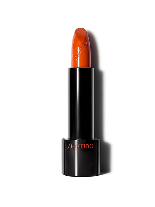 Ruj cremos Shiseido Rouge Rouge, nuanța OR417 Topaz de foc, 4 g, tester