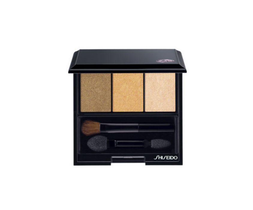 Fard de pleoape compact Shiseido Satin Trio, nuanța Br209 Călătorie, 3 g, tester