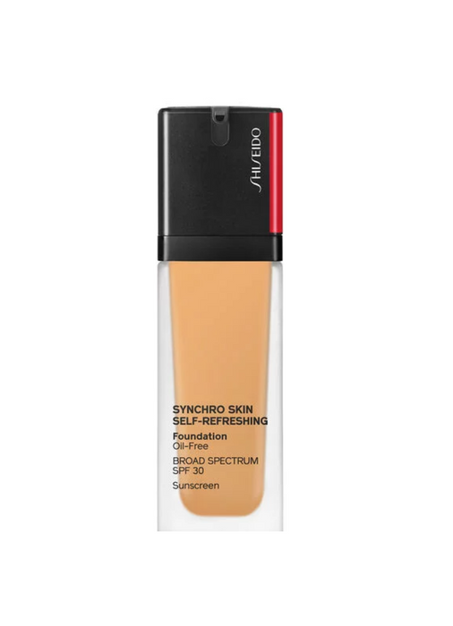 Fond de ten lichid Shiseido Synchro Skin Self-Refreshing, fără ulei, nuanța 360 Citrin, SPF 30, 10 ml, tester