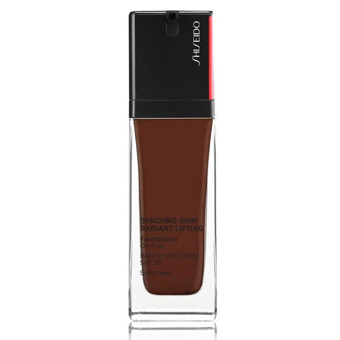 Fond de ten lichid Shiseido Synchro Skin Radiant Lifting, nuanța 560 Obsidian, SPF 30, 30 ml