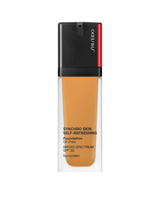 Fond de ten lichid Shiseido Synchro Skin Self-Refreshing, fără ulei, nuanța 420 Bronz, SPF 30, 30 ml