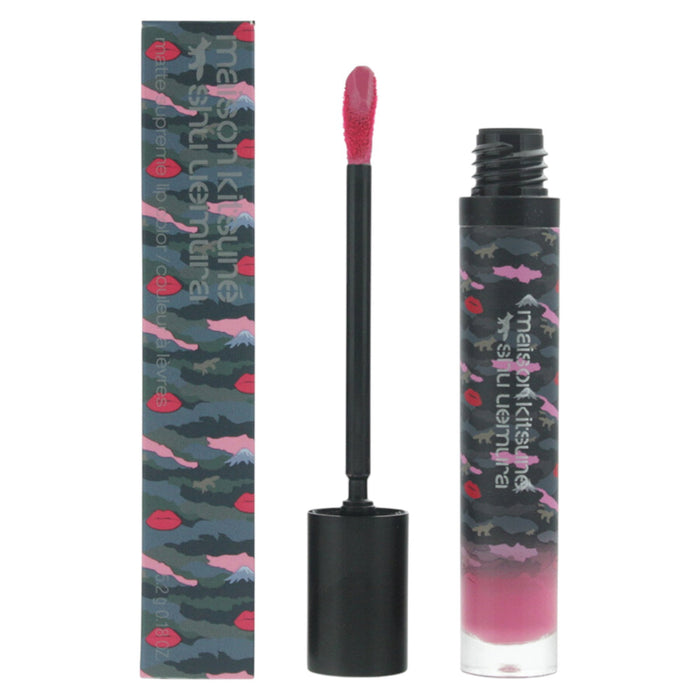 Ruj cremos Shu Uemura Maison Kitsune, hidratant, nuanța 378 Roz, 5,2 g