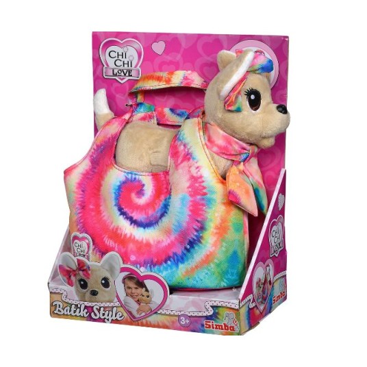 Jucărie de pluș Simba Chi Chi Love Batik Style, cățeluș, 3+ ani