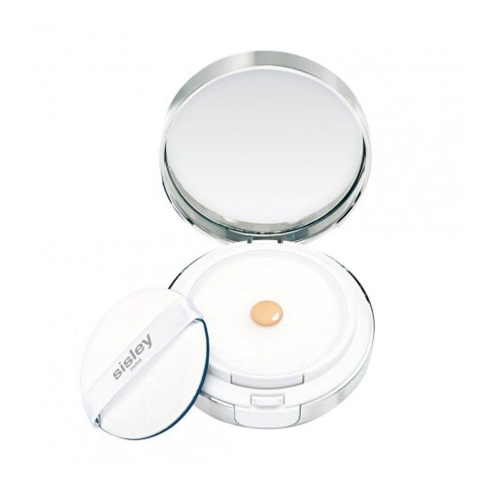 Fond de ten compact Sisley Phyto-Blanc, nuanța #1 Opal alb, SPF 30, 14 g