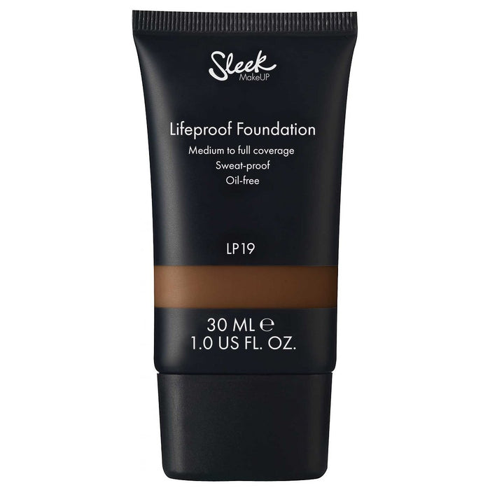 Fond de ten crem Sleek MakeUP Lifeproof, fără ulei, acoperire medie spre mare, nuanța LP19, 30 ml