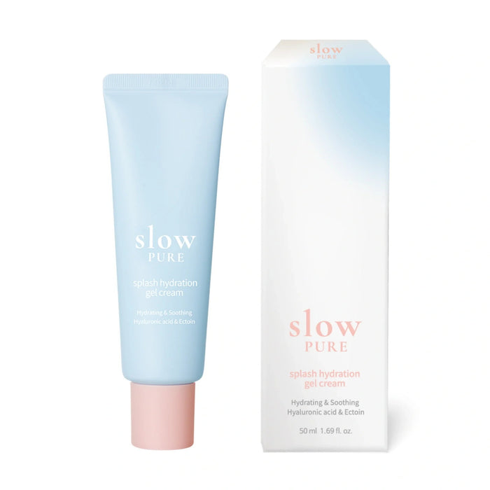 Cremă gel de față Slowpure Splash Hydration, hidratantă și calmantă, de zi și de noapte, 50 ml
