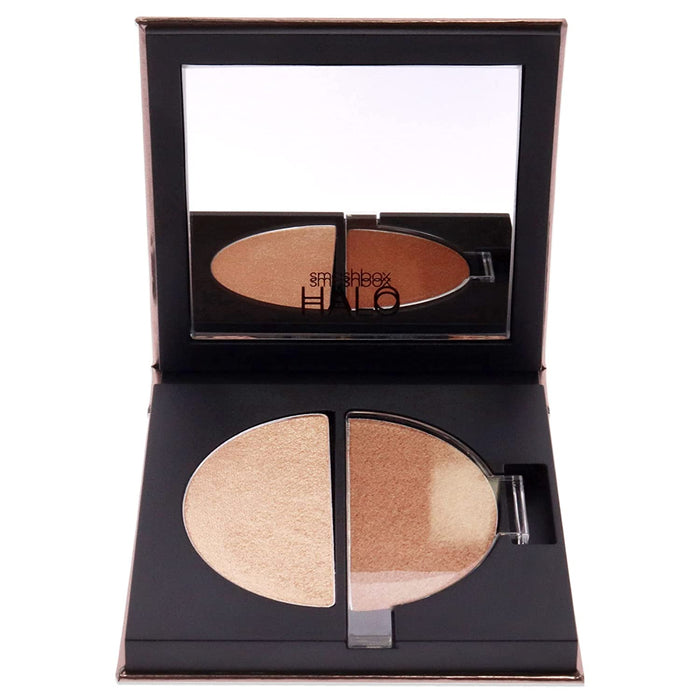 Paletă de iluminatoare Smashbox Halo Glow Highlighter Duo, nuanța Golden Pearl, 5 g