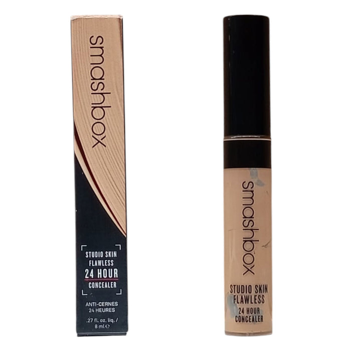 Corector lichid Smashbox Studio Skin Flawless, nuanța Măslin cald mediu deschis, anti-pliuri 24 h, 8 ml