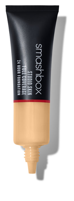 Fond de ten lichid Smashbox Studio Skin, acoperire mare, rezistență 24 de ore, nuanța 2,3 Luminos mediu cald, 30 ml