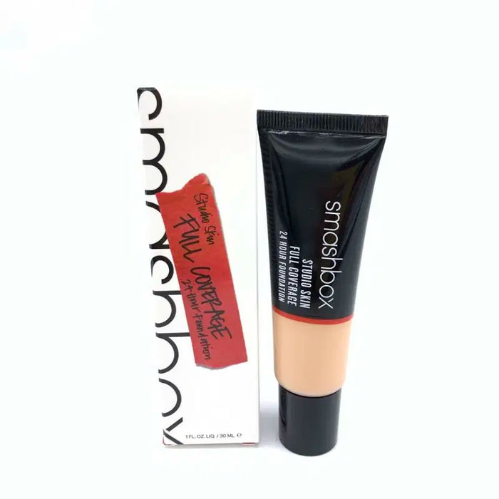 Fond de ten lichid Smashbox Studio Skin, acoperire mare, nuanța 2,4 Ton deschis-mediu cald și piersic, 30 ml