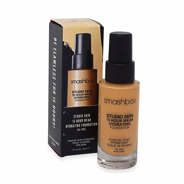 Fond de ten lichid Smashbox Studio Skin, hidratant, nuanța mediu cu auriu cald, 30 ml