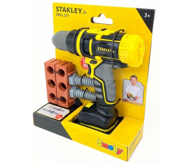 Bormașină de jucărie Simba Smoby Stanley, mecanică, 3+ ani