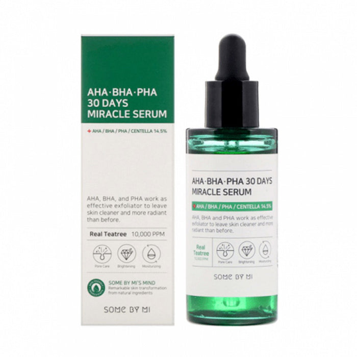 Ser de față Some By Mi Miracle, AHA/BHA/PHA, anti-imperfecțiuni, 50 ml