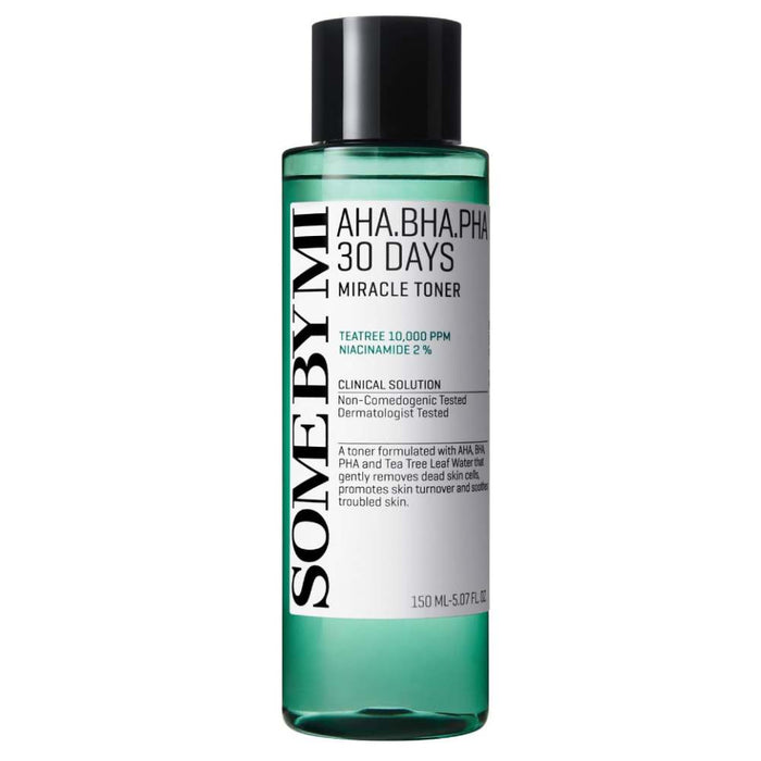 Loțiune tonică exfoliantă Some By Mi AHA BHA PHA 30 Days Miracle Toner, pentru față, 150 ml