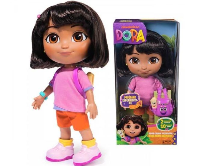 Păpușă interactivă SpinMaster Nickelodeon Dora Sing & Explore, 30 cm
