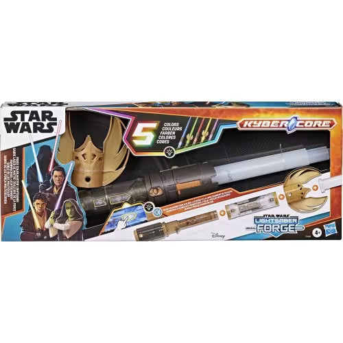 Sabie laser Hasbro Star Wars Lightsaber Forge Kyber Core, 5 culori, 4+ ani