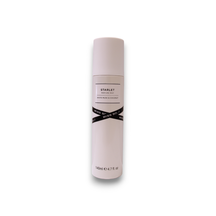 Spray parfumat Starlet Miss So...?, Mosc alb și cocos, 140 ml