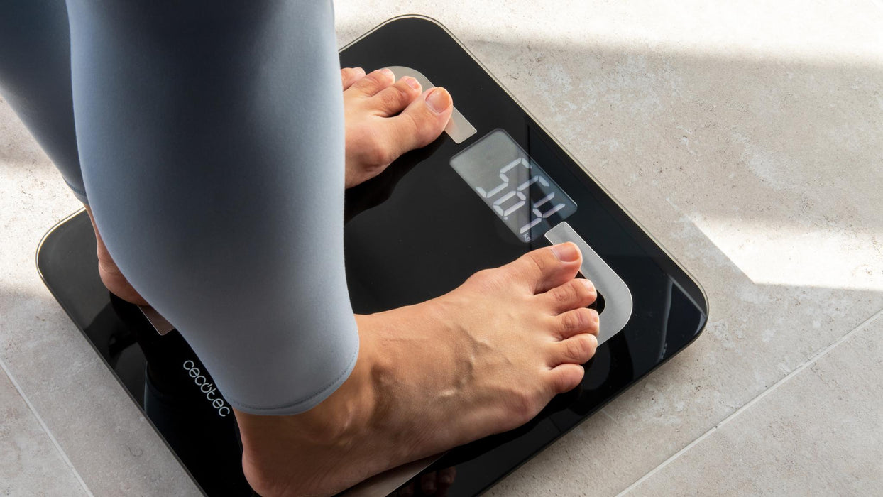 Cântar de baie Cecotec Surface Precision Smart Healthy, 180 kg, Bluetooth 4.0, 31 × 31 cm, negru