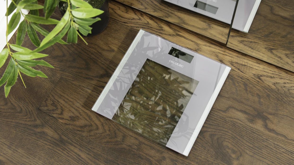 Cântar de baie Cecotec Surface Precision Healthy, 5–180 kg, 30 × 30 cm, sticlă securizată