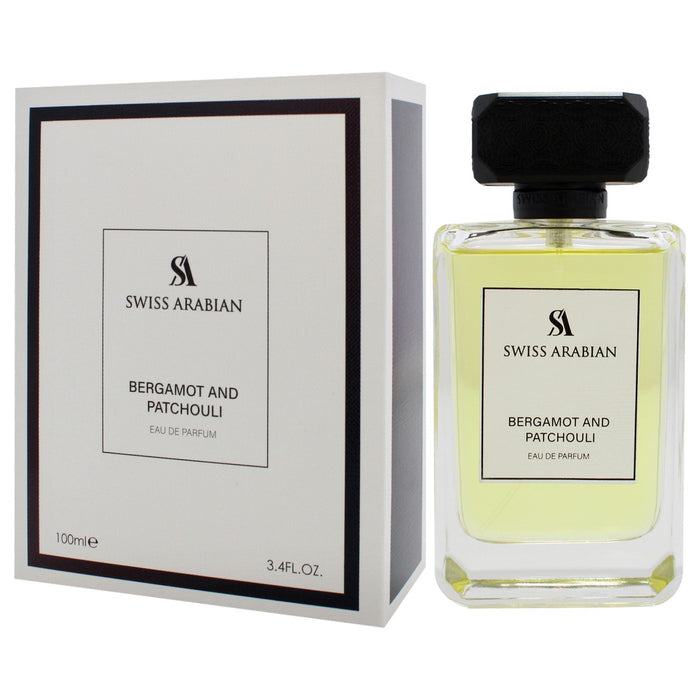 Apă de parfum Swiss Arabian Bergamot And Patchouli, pentru bărbați, 100 ml