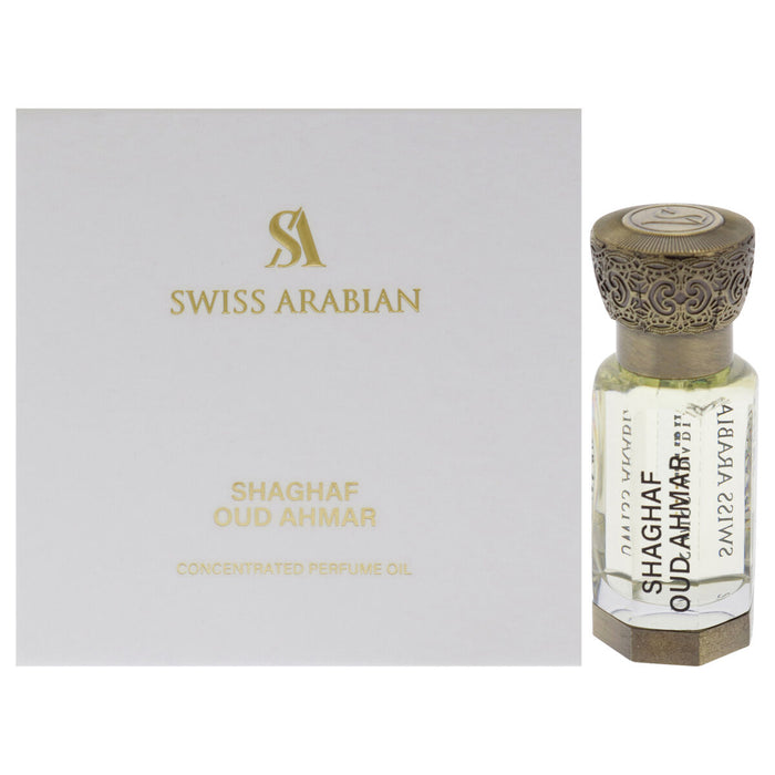 Ulei de parfum Swiss Arabian Shaghaf Oud Ahmar, unisex, 12 ml