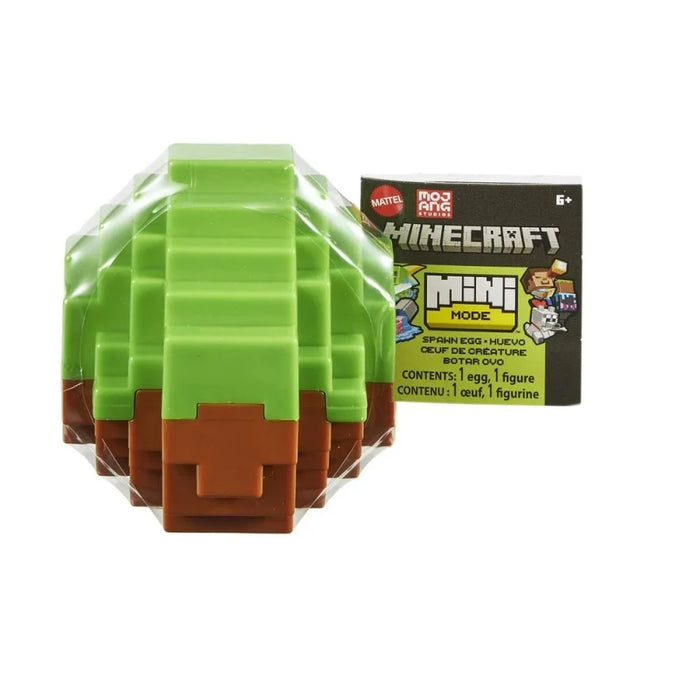 Ou cu figurină surpriză Mattel Minecraft Mini Mode, diverse modele, 6+ ani