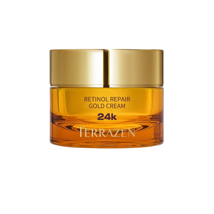 Cremă de față Terrazen Retinol Repair Gold Cream, cu retinol și aur 24K, 50 ml