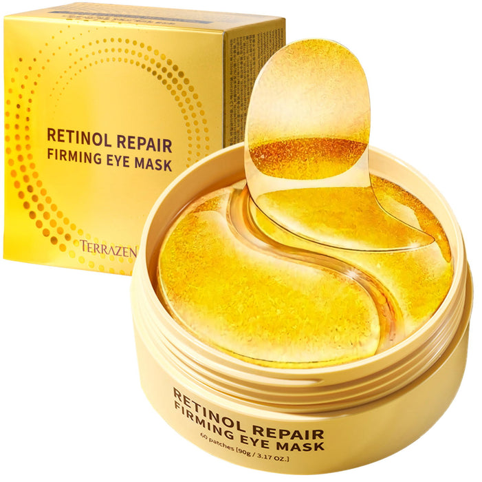 Mască pentru ochi Terrazen Retinol Repair, efect de fermitate, 60 buc