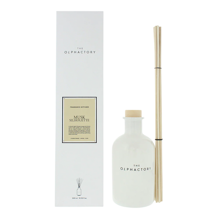 Difuzor de aromă cu bețișoare The Olphactory Musk Silhouette, 500 ml