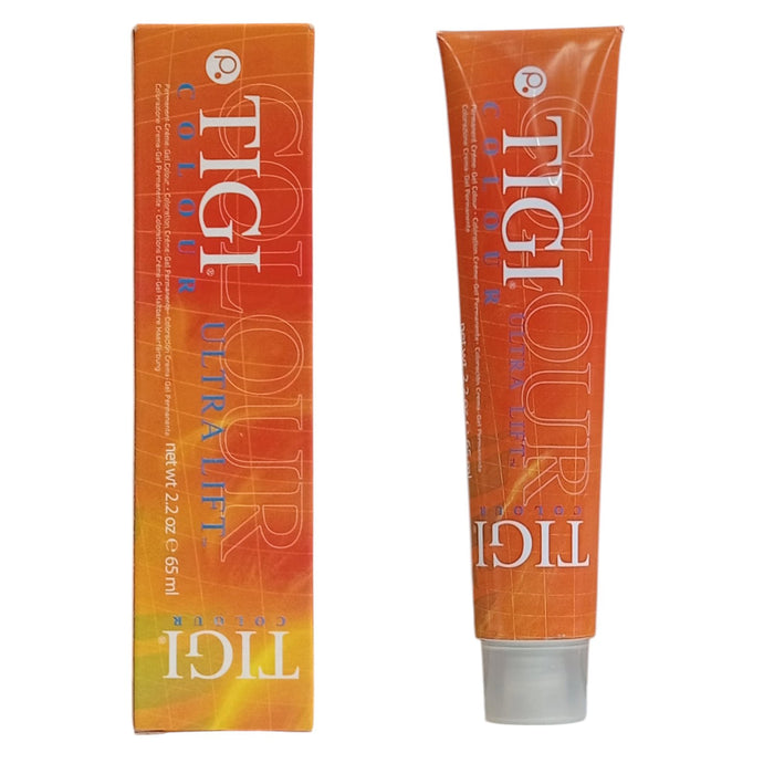 Vopsea permanentă de păr Tigi Colour Ultra Lift, nuanța 100/27 Ultra Light Irides Ash Blonde, 65 ml