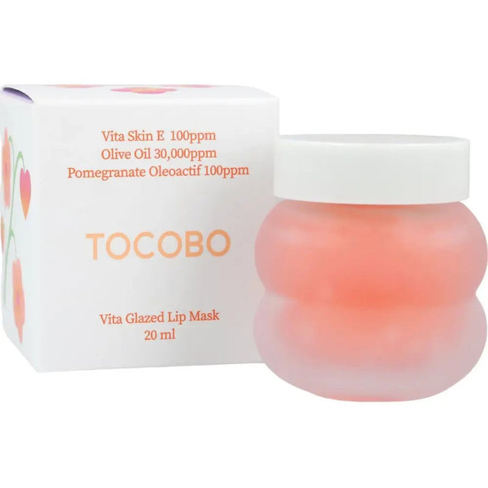 Mască pentru buze Tocobo Vita Glazed, hidratantă și netezitoare, 20 ml