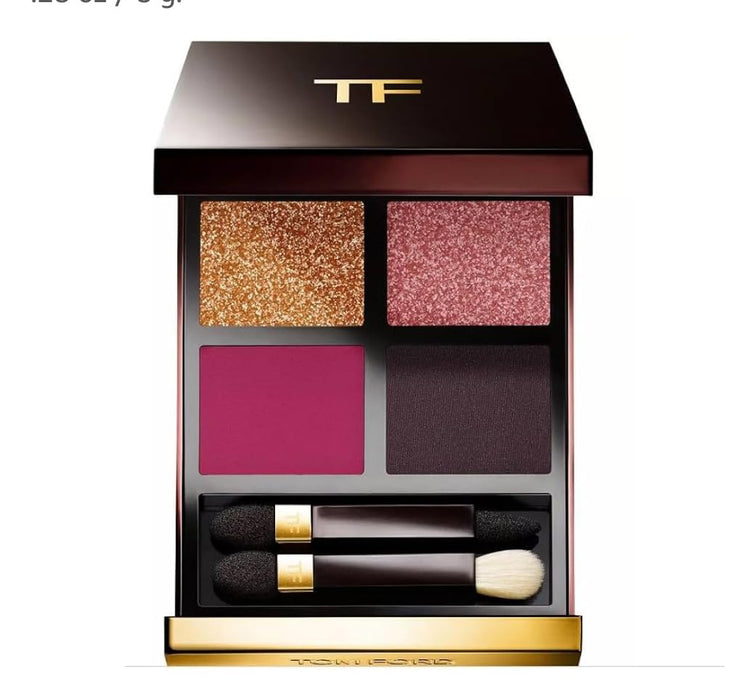 Paletă de farduri de ochi Tom Ford Eye Color Quad, nuanța 43 Ambrozie, 4 nuanțe, 8 g